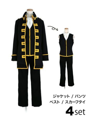 [銀魂/ぎんたま]真選組 隊服 セットアップ キャラクター[4点セット]