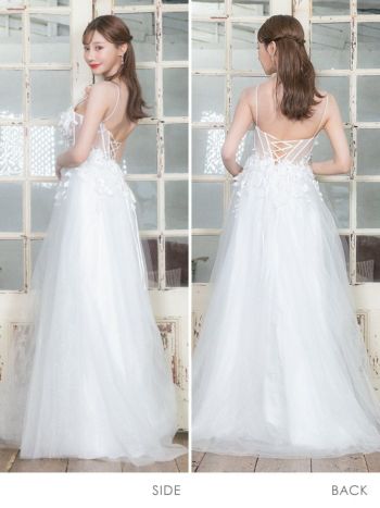 SALE【LaLaTulle USA/インポート】キャミソール 立体 フラワー
