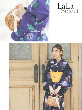 [浴衣バッグ]レースりぼん付き 丸型 ミニカゴバック