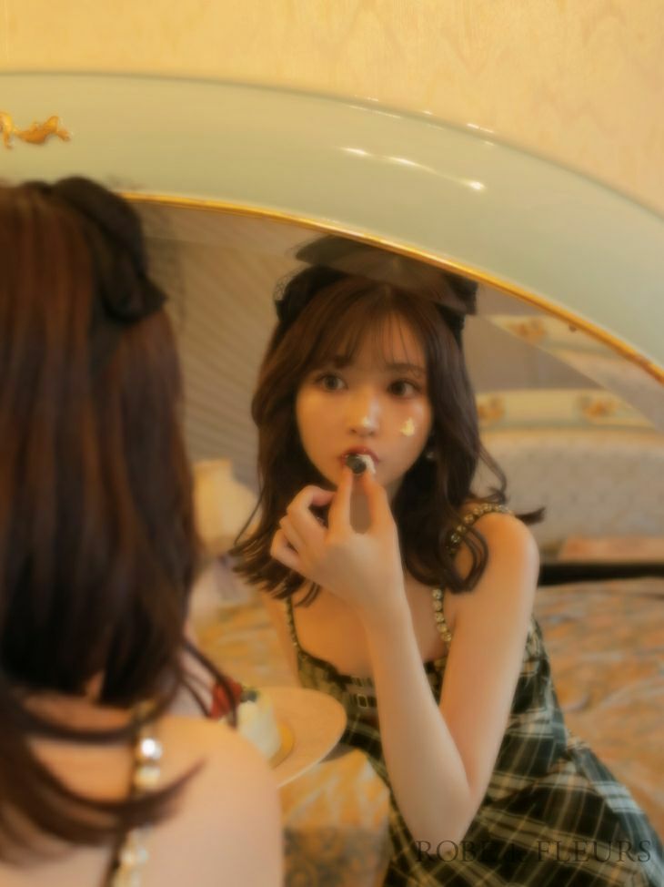 【ROBEdeFLEURS/ローブドフルール】バストベルト チェック セットアップ タイト ミニドレス (fm2951)