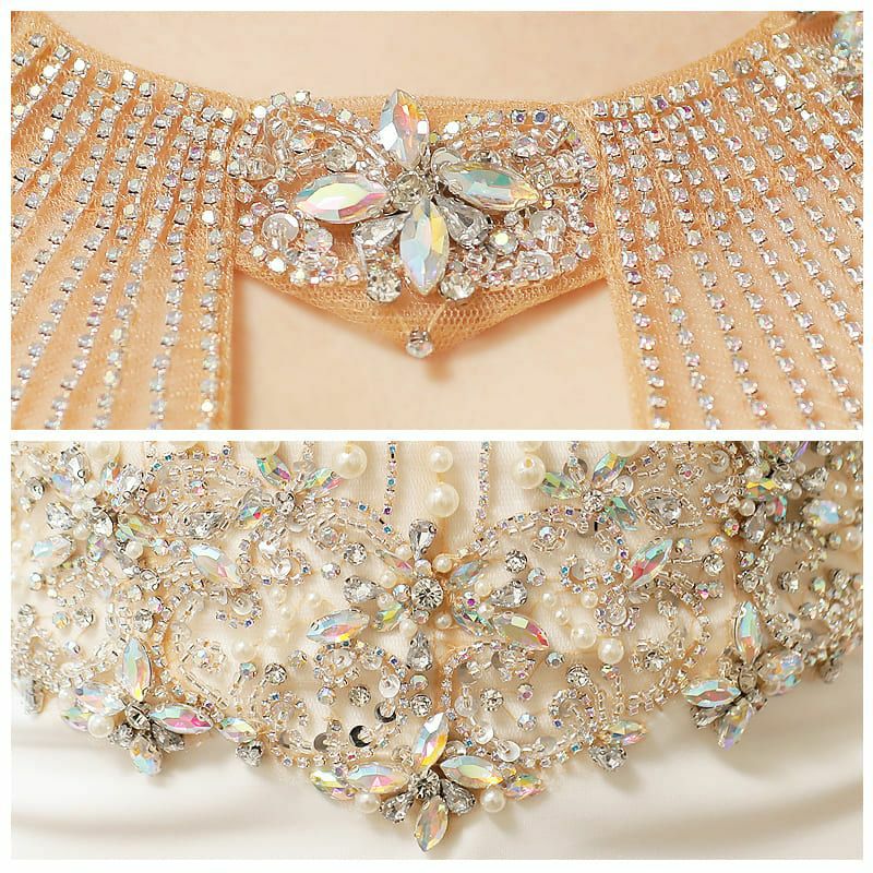 【Angel R/エンジェルアール】トップビジュー ヌーディーバストカット ホルターネック タイトミニドレス