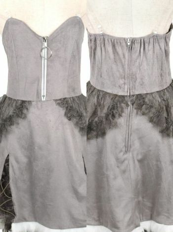 コスプレ ふわふわ ウルフ ガール 体型カバー フレア スカート アニマル 衣装7点セット