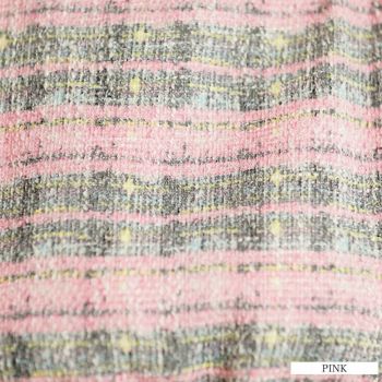 【Angel R/エンジェルアール】 ツイード チェック ウエスト タック パールビジュー フレアミニドレス