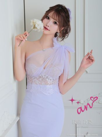 スクエアネック シースルー ウエストリボン マーメイド OPS★ SQUARE NECK CUT RIB TOPS/スクエアネックカットリブトップス（T
