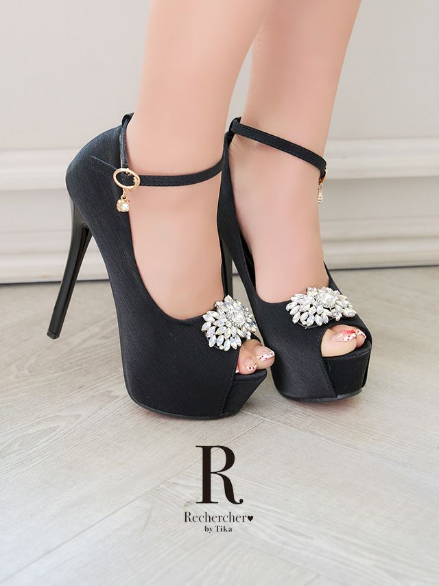 SALE【Rechercher/ルシェルシェ】ビジュー アンクルチャーム付き 