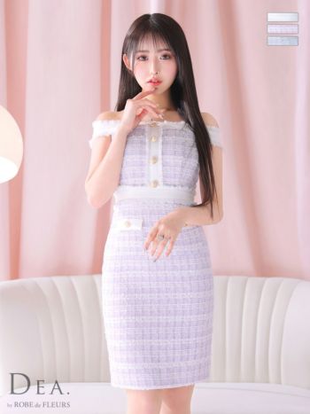 DEA.by ROBE de FLEURS/ディア】フラワー 刺繍レース×袖あり オフ