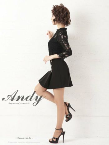 SALE【Andy/アンディ】ゴールド レース フラワー 刺繍 ボタン