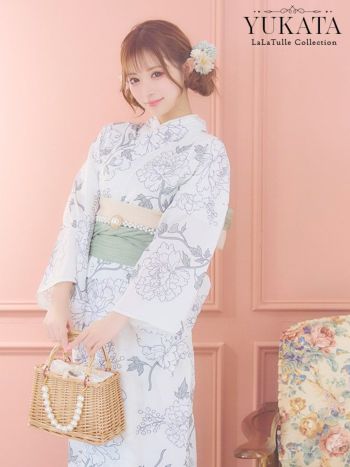 白系の浴衣｜LaLaTulle(ララチュール)[公式]