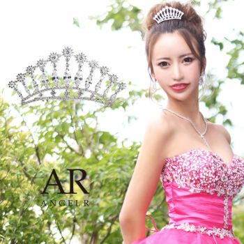 Angel R/エンジェルアール】ストーンビジュー リーフモチーフ