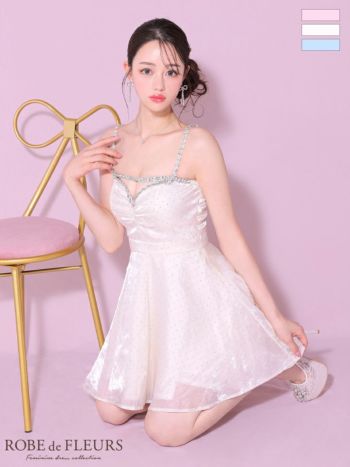ROBEdeFLEURS/ローブドフルール】バストビジュー オープンバスト