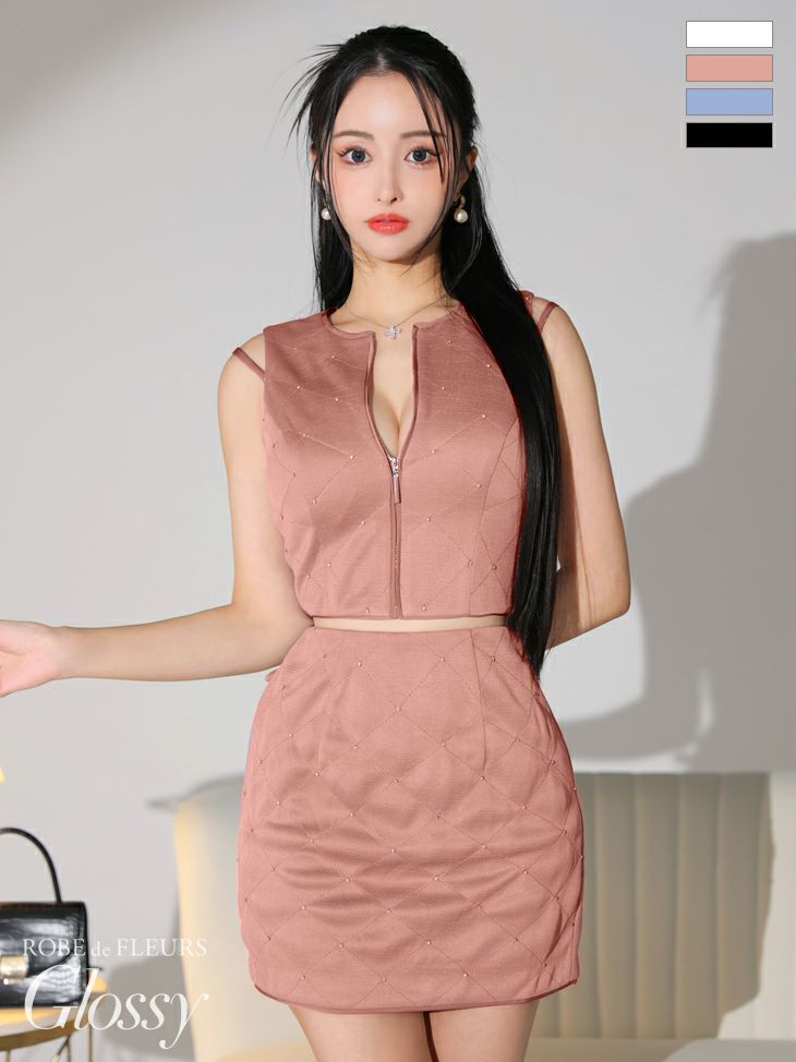 Glossy by ROBE de FLEURS/グロッシー】パイピングビジュー  