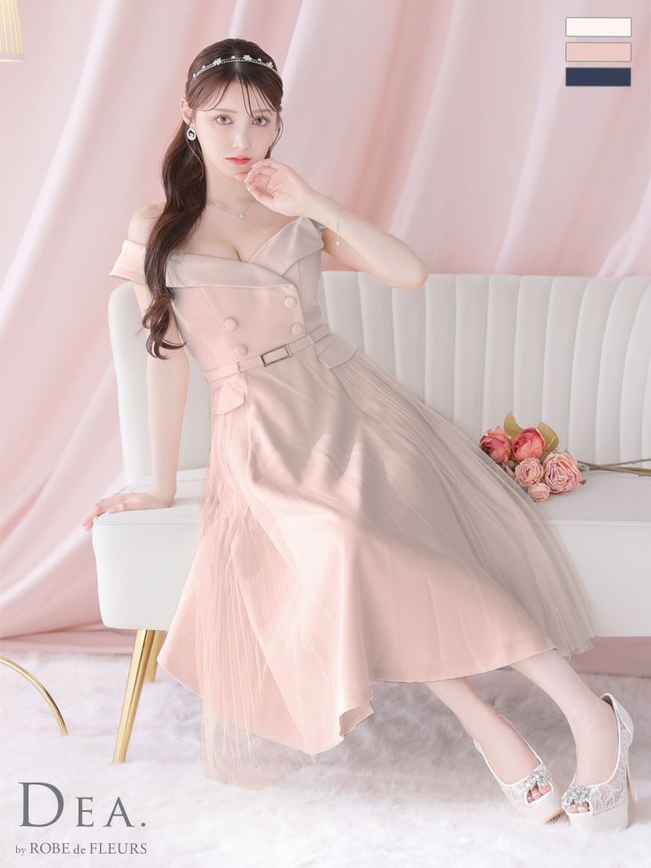 オフショルダー ロングドレス | LaLaTulle by Tika 