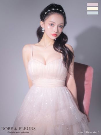 完売ROBEdeFLEURSキャミソール ラメ チュール ロングドレス 楽天市場】【再入荷】【ROBE de FLEURS / ローブドフルール