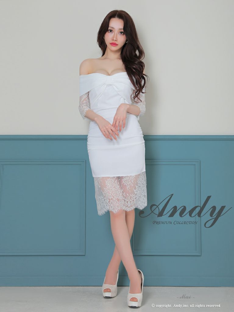 Andy♡総レースペプラムミニドレス （≪結婚式に着れる≫即日発送  