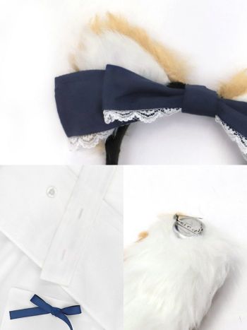 コスプレ】袴 矢絣 ロング丈 大正ロマン 和装 メイド 犬