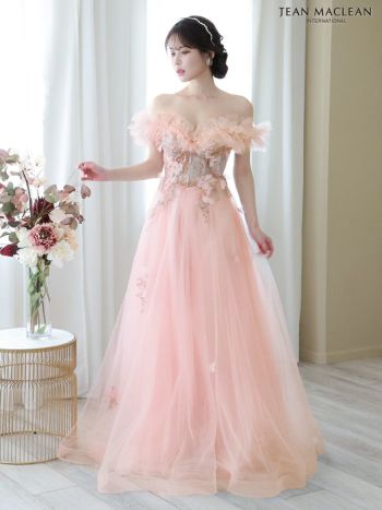 お伽話の世界。フラワー ドレス ゜・*:.。 JEAN MACLEAN/ジャンマクレーン】フラワーオーガンジー/ ベア