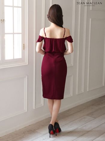 【関税込】DVF ★品格漂うエレガンスを一枚で★アニタ ドレス ウールダブルフェイス シースドレス