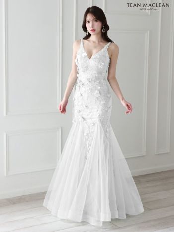 JEANMACLEAN/ジャンマクレーン】キャミソール フラワー チュール