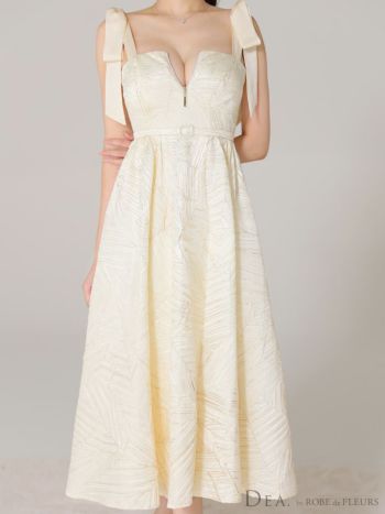 DEA.by ROBE de FLEURS/ディア】エレガント オープンバスト ジップ