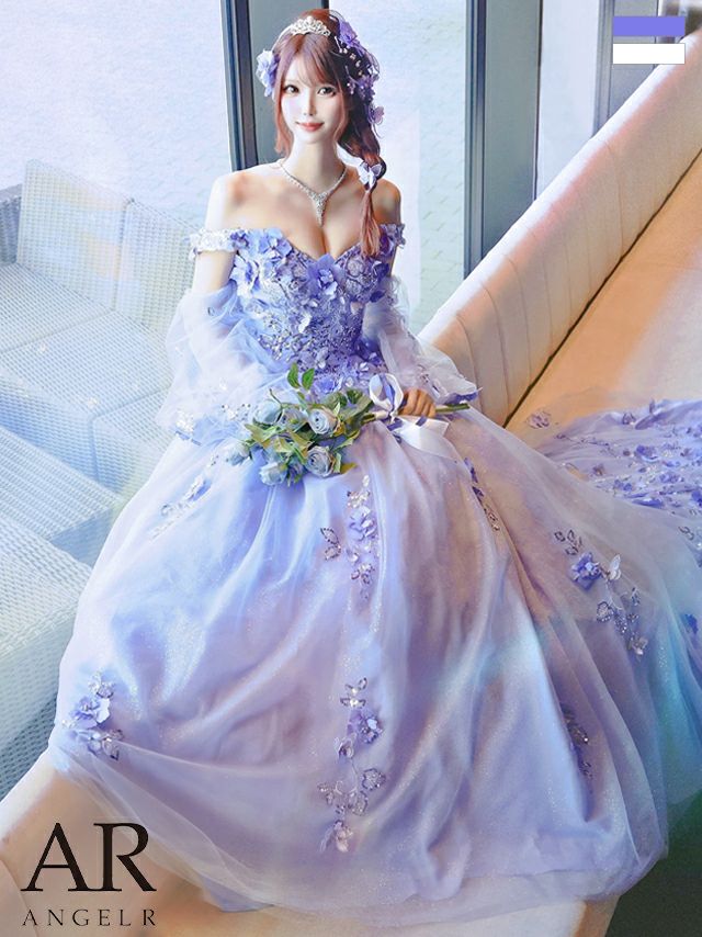 オフショルダー ロングドレス | LaLaTulle by Tika 