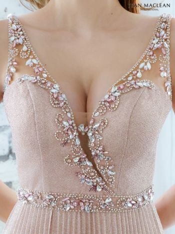 JEANMACLEAN/ジャンマクレーン】エレガント ノースリーブ オープン