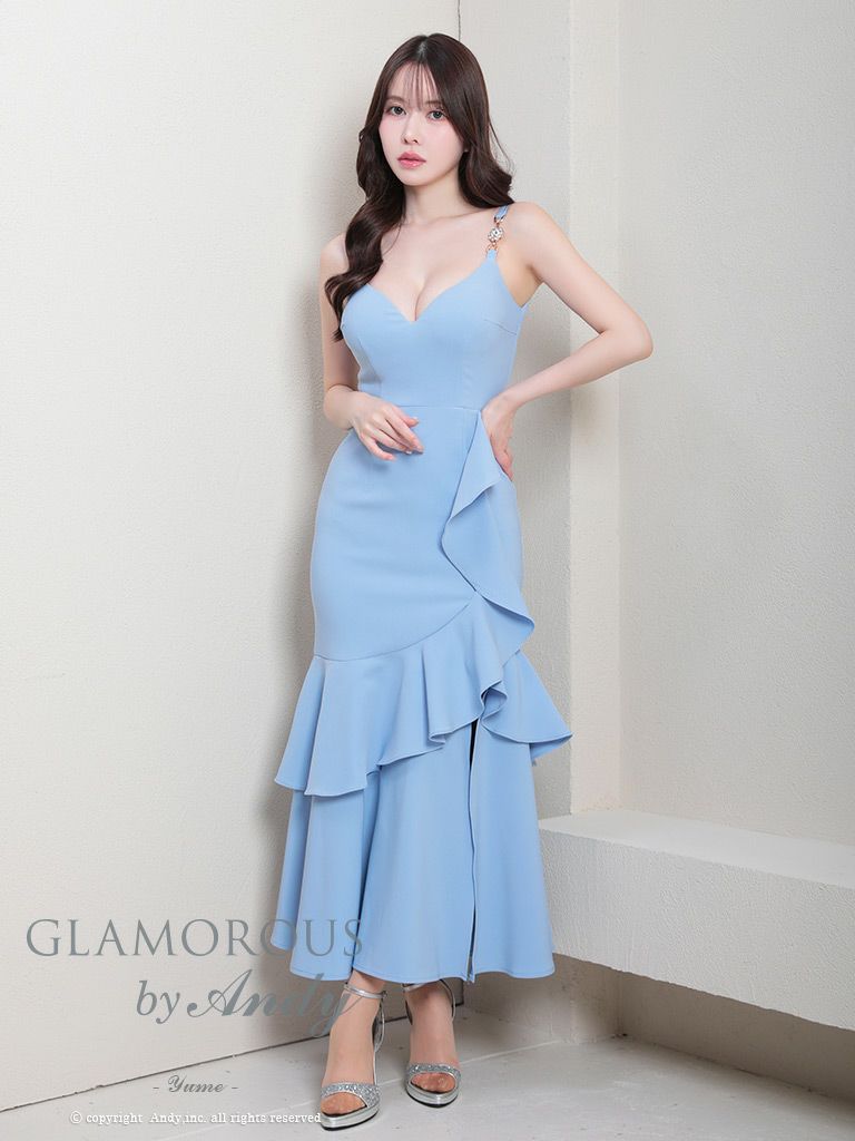 Andy GLAMOROUS ドレス ロング マーメイド キャバドレス シュガー 固けれ 