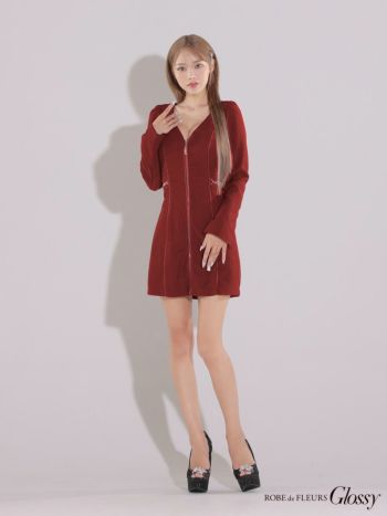 Glossy by ROBE de FLEURS/グロッシー】セクシー オープンバスト