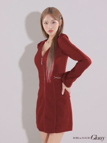 Glossy by ROBE de FLEURS/グロッシー】セクシー オープンバスト