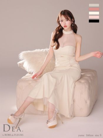 DEA.by ROBE de FLEURS/ディア】エレガント ホルターネック ウエスト