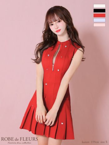 ROBEdeFLEURS/ローブドフルール】ガーリー オープンバスト