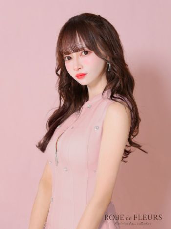 ROBEdeFLEURS/ローブドフルール】ガーリー オープンバスト