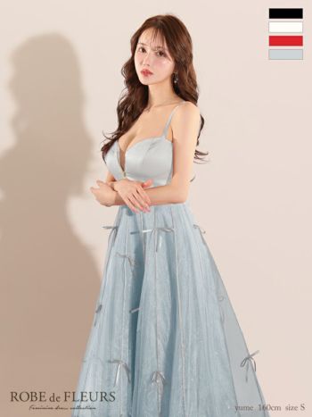 ROBE de FLEURS fm3439 ピンク S XSサイズあり】sugarコラボカラーあり♥ビジューリボン
