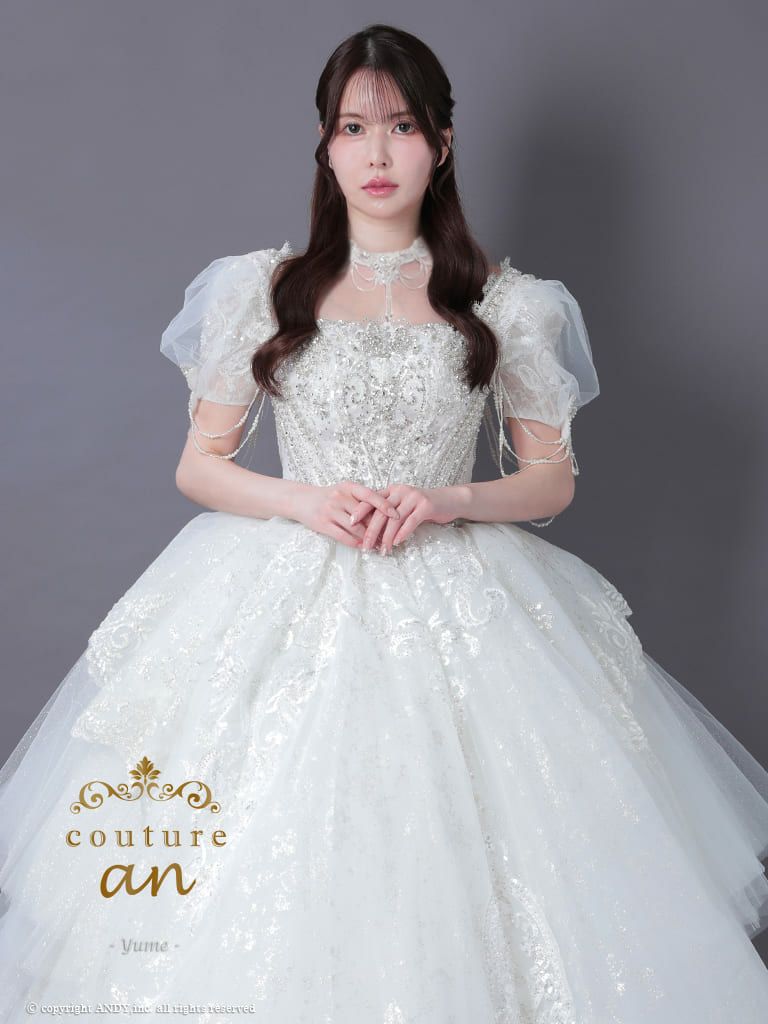 couture an/クチュール アン】チョーカー 半袖 チュール フリル  