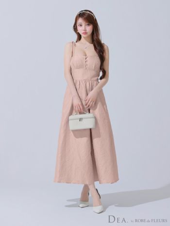 DEA.by ROBE de FLEURS/ディア】キャミソール パール ジャガード