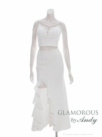 GLAMOROUS/グラマラス】キャミソール セットアップ ジップ