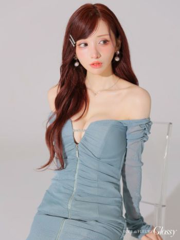 ROBE de FLEURS Glossy ブルー M (GL3181)