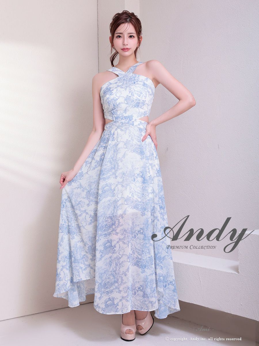 an andy Aライン ドレス sugar an ANDY 総レース胸あきAラインドレス sugar