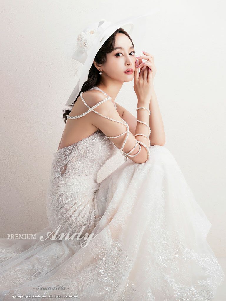 キャバドレス PREMIUM Andy ホルターネック スパンコール シースルー レースアップ フィッシュテール バースデー マーメイドロングドレス