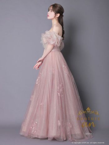 couture an/クチュール アン】シフォン ベアトップ フリル コルセット