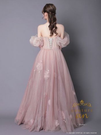 couture an/クチュール アン】シフォン ベアトップ フリル コルセット