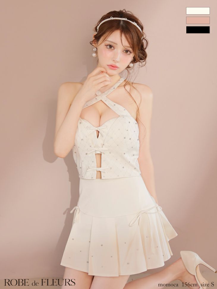 ROBE de FLEURS ライトブルードレス