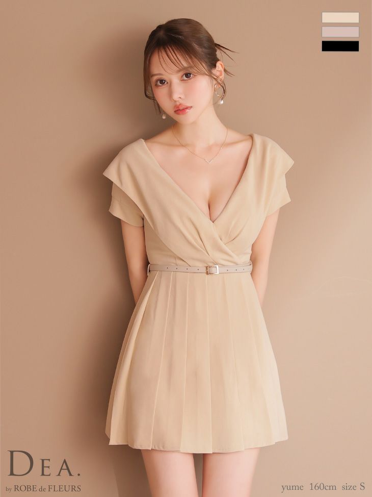 DEA.by ROBE de FLEURS/ディア】フレアミニドレス