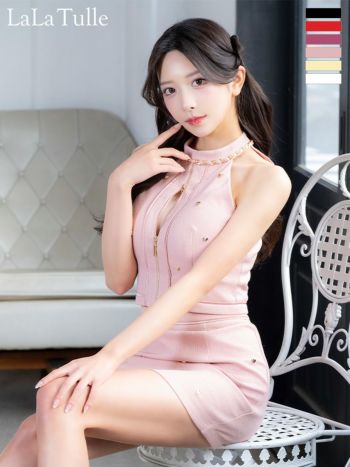 ROBE de FLEURS ビッグリボンスパンコールツイード 水色 XSサイズあり【ROBE de FLEURS/ローブドフルール】ビッグリボン