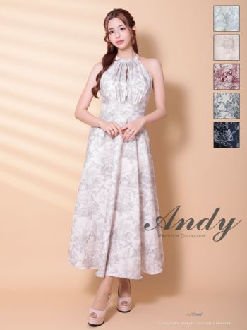 Andy/アンディ】ホルターネック ハイネック カットデザイン シフォン