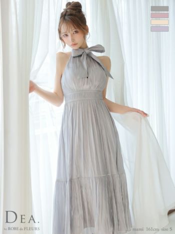 DEA. by ROBE de FLEURS Aライン　ドレス DEA.by ROBE de FLEURS/ディア】リボン エレガント