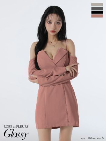 ☆完売商品☆ ROBE de FLEURS Glossy グロッシー ドレス 楽天市場】【再入荷】【ROBE de FLEURS Glossy / ローブド