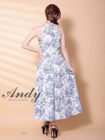 Andy/アンディ】ハイネック ホルターネック カットデザイン シフォン