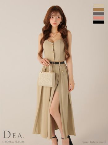 ドレス DEA.ROBE de FLEURS Mサイズ DEA.by ROBE de FLEURS/ディア】エレガント ホルターネック 花柄