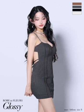 ROBE de FLEURS Glossyグロッシーセットアップドレス ROBE de FLEURS Glossy】 ローブ・ド・フルール グロッシー - sugar