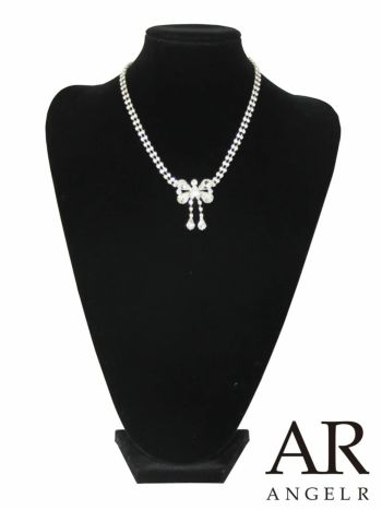 アクセサリー Angel R エンジェルアール リボンモチーフ エレガント キラキラ ネックレス